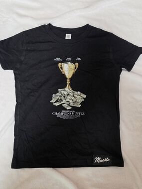 Champions Hustle Black Graphic Tee by